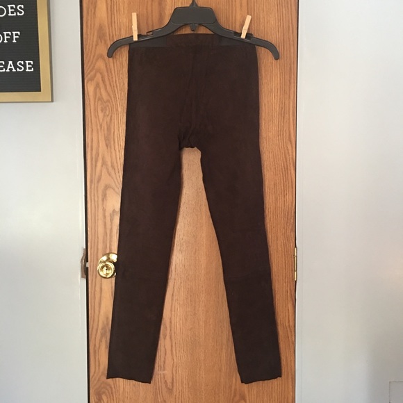 Alice + Olivia 100% lamb leggings - Picture 3 of 5